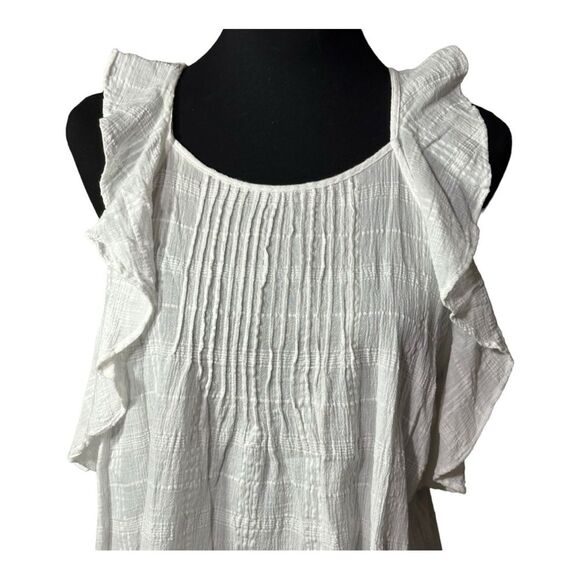 Universal Thread Tops - Universal Thread Women’s White Gauzy Sleeveless Top Sz XXL